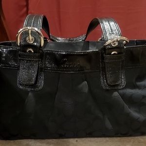 Coach black purse